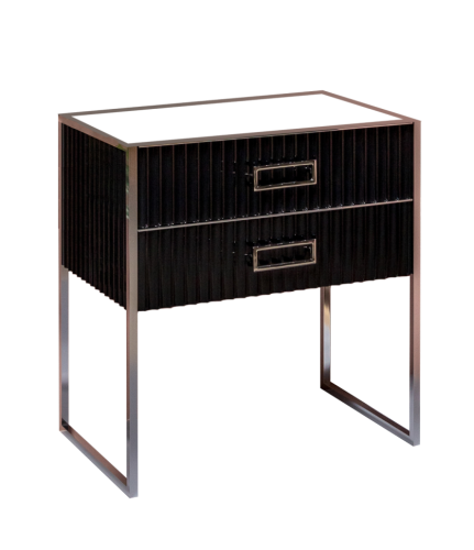 Купить купить тумба под раковину, armadi art monaco, черный, хром арт. 867-080-bcr