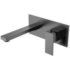 Смеситель для раковины, Boheme Qubic, оружейная сталь арт. 475-GM