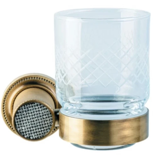 Купить купить стакан для зубных щеток, boheme royal cristal, бронза арт. 10924-br