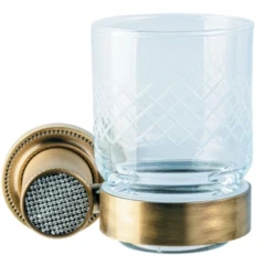 Стакан для зубных щеток, Boheme Royal Cristal, бронза арт. 10924-BR