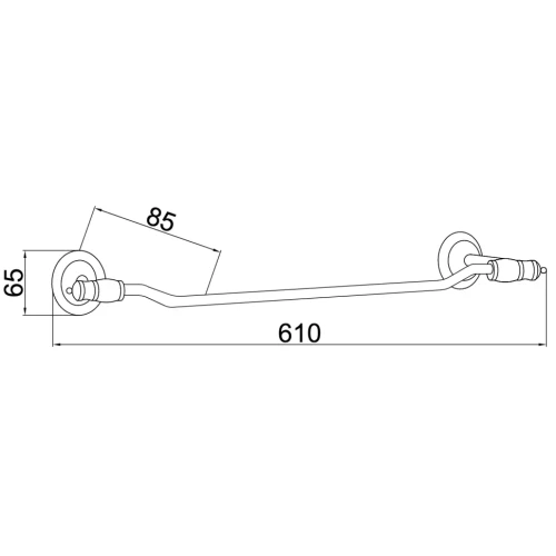 Купить купить полотенцедержатель, boheme palazzo nero, золото арт. 10152