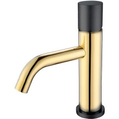 Смеситель для раковины, Boheme Stick, золото, черный арт. 121-GB.2