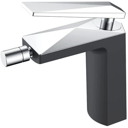 Купить купить смеситель для биде, boheme venturo, черный, хром арт. 376-b