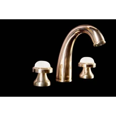 Смеситель для раковины, Boheme Satine, золото арт. 297-ST