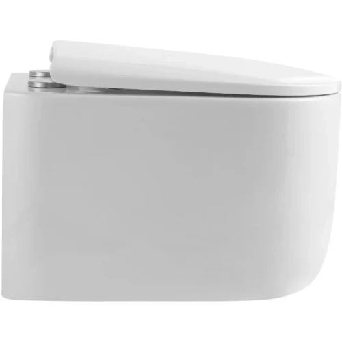 Купить купить унитаз подвесной с сиденьем микролифт, boheme flow, белый арт. 969-set-w