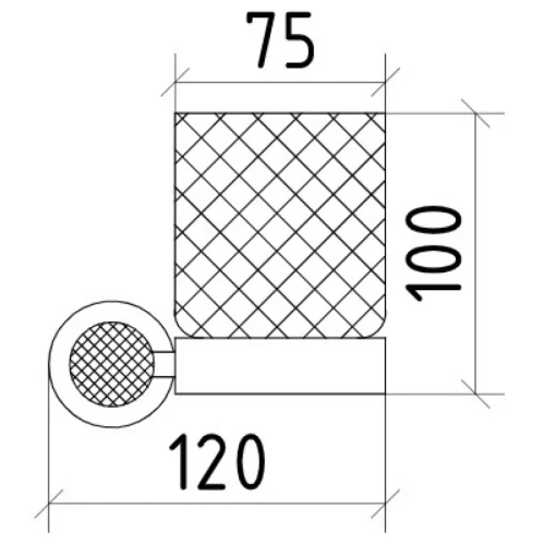Купить купить стакан для зубных щеток, boheme royal cristal, золото арт. 10924-g