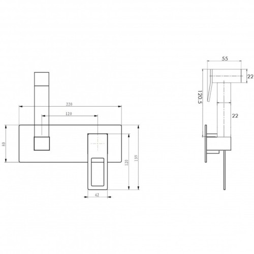 Купить купить гигиенический душ со смесителем, boheme q, белый, золото арт. 147-wg .2