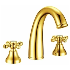 Смеситель для раковины, Boheme Tradizionale Oro, золото арт. 297