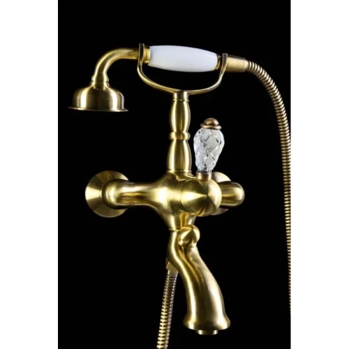 Купить купить смеситель для ванны, boheme crystal, бронза арт. 303-crst