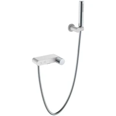 Смеситель для ванны, Boheme Stick, белый, хром арт. 123-WCR.2