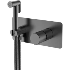 Гигиенический душ со смесителем, Boheme Stick, оружейная сталь арт. 127-GM.4