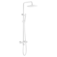 Душевая система с термостатом, Boheme Uno, белый арт. 468-T-MW