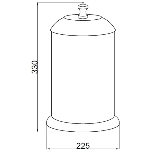 Купить купить ведро для мусора, boheme palazzo nero, золото арт. 10158