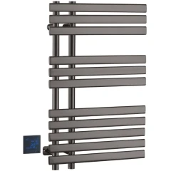 Полотенцесушитель электрический, Boheme Venturo, оружейная сталь арт. 723-GM