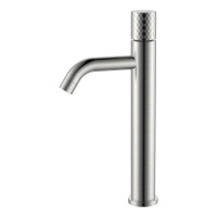 Смеситель для раковины, nikel brush высокий, с ручкой diamond, Boheme Stick, арт. 122-NB