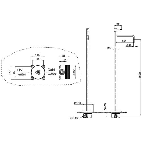 Купить купить смеситель для раковины, boheme uno, оружейная сталь арт. 107-gm