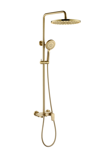 Купить купить стойка для душа со смесителем золото матовый, boheme spectre арт. 458-mg