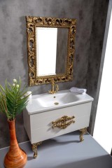 Тумба под раковину, подвесная, Armadi Art NeoArt, white арт. 830-100-WH