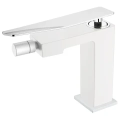 Смеситель для биде, Boheme Q, белый, хром арт. 146-WCR.2