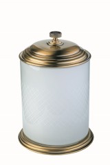 Ведро для ванной комнаты, стекло, Boheme Royal Cristal, бронза арт. 10934-BR-B