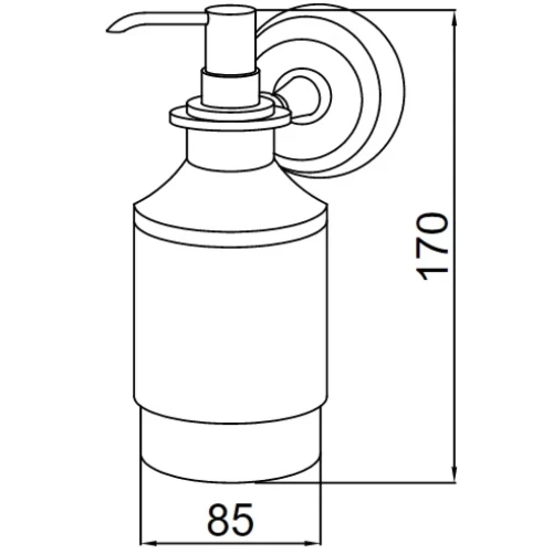 Купить купить дозатор для жидкого мыла, boheme medici, бронза арт. 10617