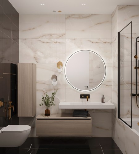 Купить купить раковина, armadi art flat, белый мрамор арт. 859-120-clct