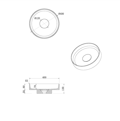 Купить купить раковина-чаша, armadi art corian, emprador арт. 801-ed