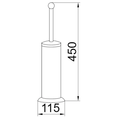 Купить купить ершик для унитаза, boheme medici, бронза арт. 10609