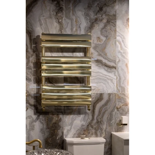 Купить купить полотенцесушитель водяной форма прямоугольная 50x80см, boheme venturo, 720-g цвет: золото