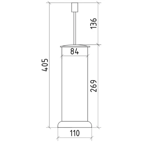 Купить купить ершик для унитаза, boheme royal cristal, золото арт. 10928-g