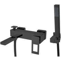 Смеситель для ванны, Boheme Q, черный арт. 143-BB