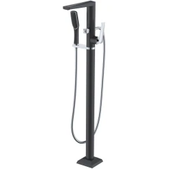 Смеситель для ванны, Boheme Venturo, черный, хром арт. 379-B