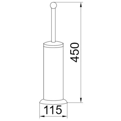 Купить купить ершик для унитаза, boheme imperiale, золото арт. 10409