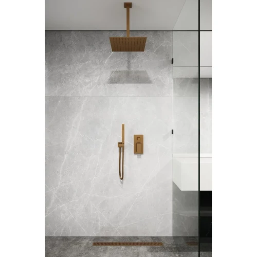 Купить купить кронштейн для верхнего душа, boheme qubic, золото арт. 629-qubic-mg