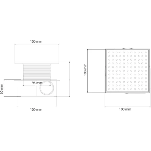 Купить купить душевой трап с решеткой, armadi art smart design, золото арт. 984-10-g