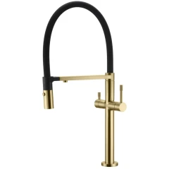 Смеситель для кухни, Boheme Uno, золото арт. 115-MG