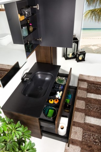 Купить купить зеркальный шкаф с подсветкой, armadi art vallessi, dark oak арт. 546-d