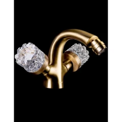 Смеситель для биде, Boheme Crystal, бронза арт. 316-CRST