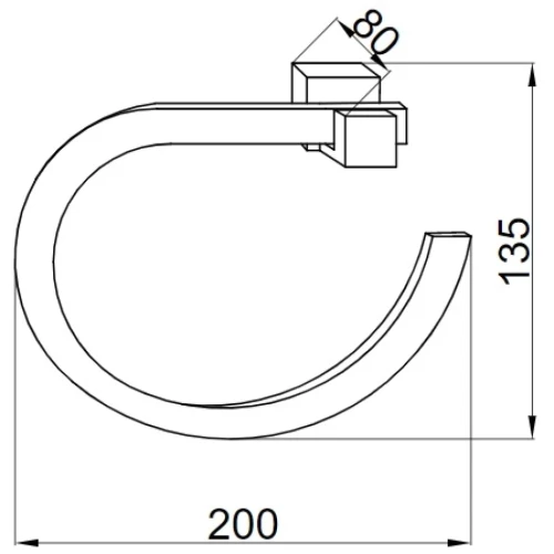 Купить купить кольцо для полотенец, boheme venturo, хром арт. 10306