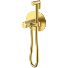 Смеситель гигиенический mat gold, Boheme TECH арт. 157-MG