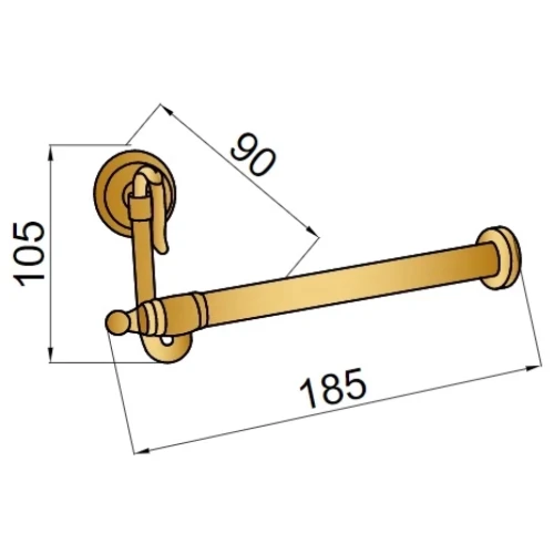 Купить купить держатель туалетной бумаги, boheme medici, бронза арт. 10615