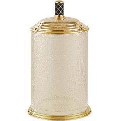 Ведро для мусора, Boheme Murano, золото, черный арт. 10914-B-G