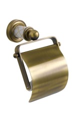 Держатель туалетной бумаги с крышкой, Boheme Murano, бронза арт. 10901-W-BR