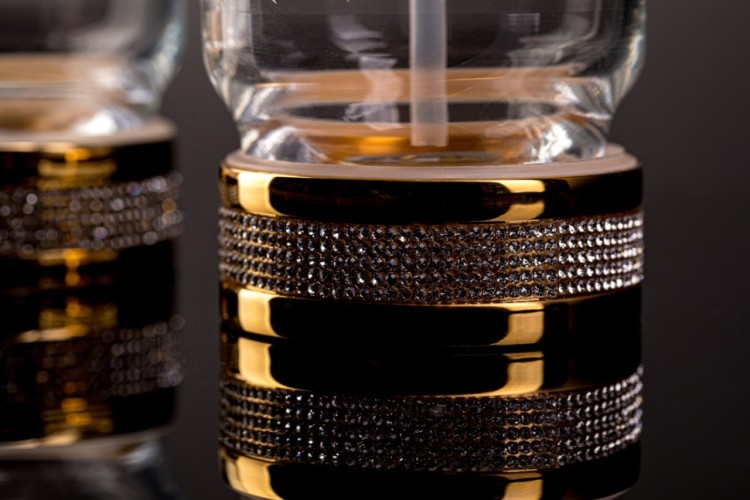 Купить купить дозатор для жидкого мыла, boheme royal cristal, золото арт. 10929-g-b