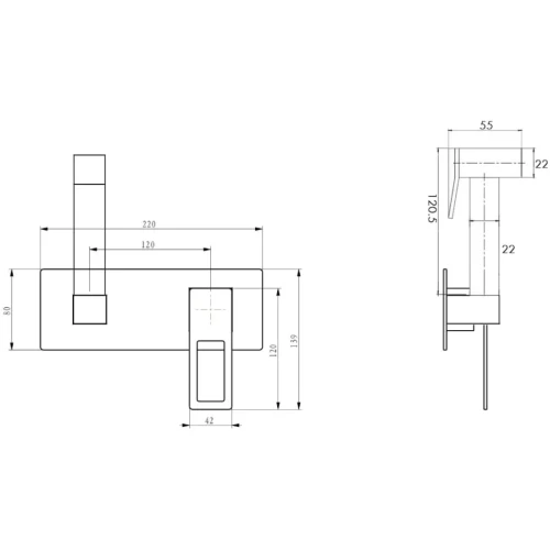 Купить купить гигиенический душ со смесителем, boheme q, хром, золото арт. 147-crg.2