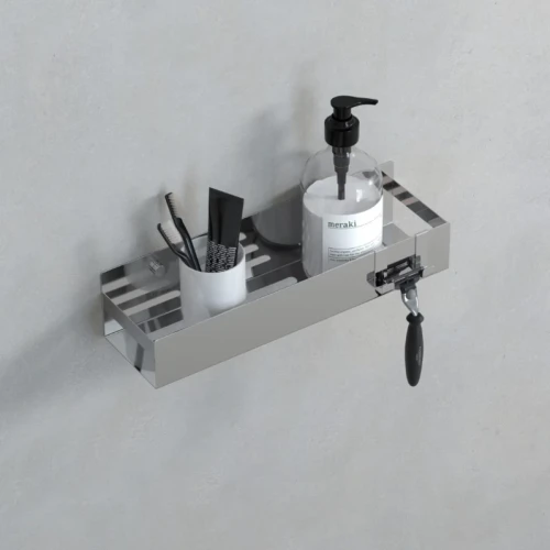 Купить купить металлическая полка, boheme q, хром арт. 10965-cr