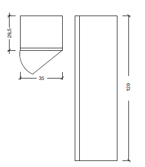 Купить купить шкаф пенал, подвесной, armadi art neoart, dark brown арт. 834-db