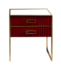 Тумба под раковину, Armadi Art Monaco, бордо, золото арт. 866-080-RG