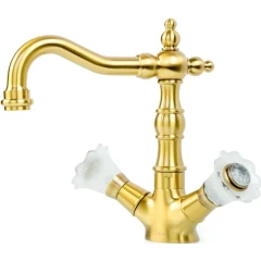 Смеситель для раковины, Boheme Camelia, бронза арт. 312-Camelia