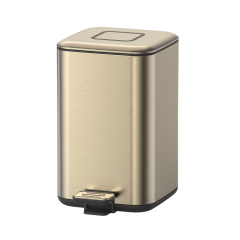 Ведро для мусора, Boheme Q, золото арт. 10948-MG